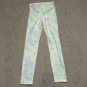 NEW WITH TAG Old Navy Green & White Girls Leggings Size L (10-12)